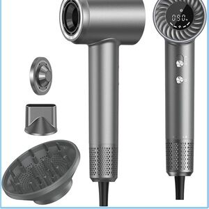 High-Speed Hair Dryer with Digital Display